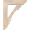 Ekena Millwork Olympic Slat Smooth Bracket w/ Offset Brace, Douglas Fir, 7 1/2"W x 30"D x 38"H BKT0806X30X38OLY06SDF - alternate 2